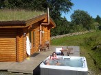 Cabin and hot tub Cabin and hot tub